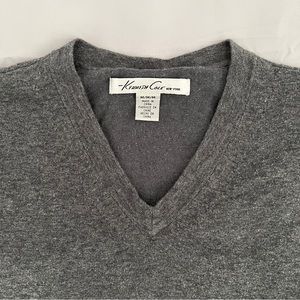 KENNETH COLE Men's Sweater Long Sleeves Medium Dark Grey